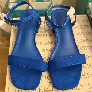 Journee Collection Vibrant Blue Sandals